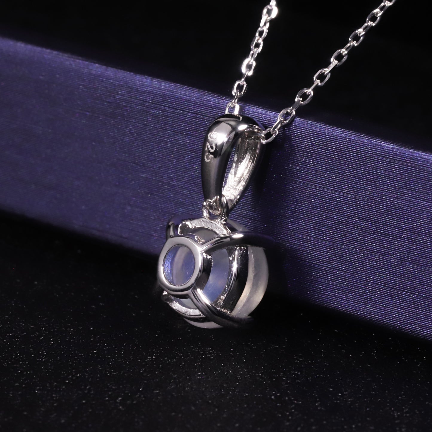 Moonstone Silver Necklace