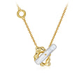 18k Gold Plated Baroque Pearl Adjustable Bar Necklace