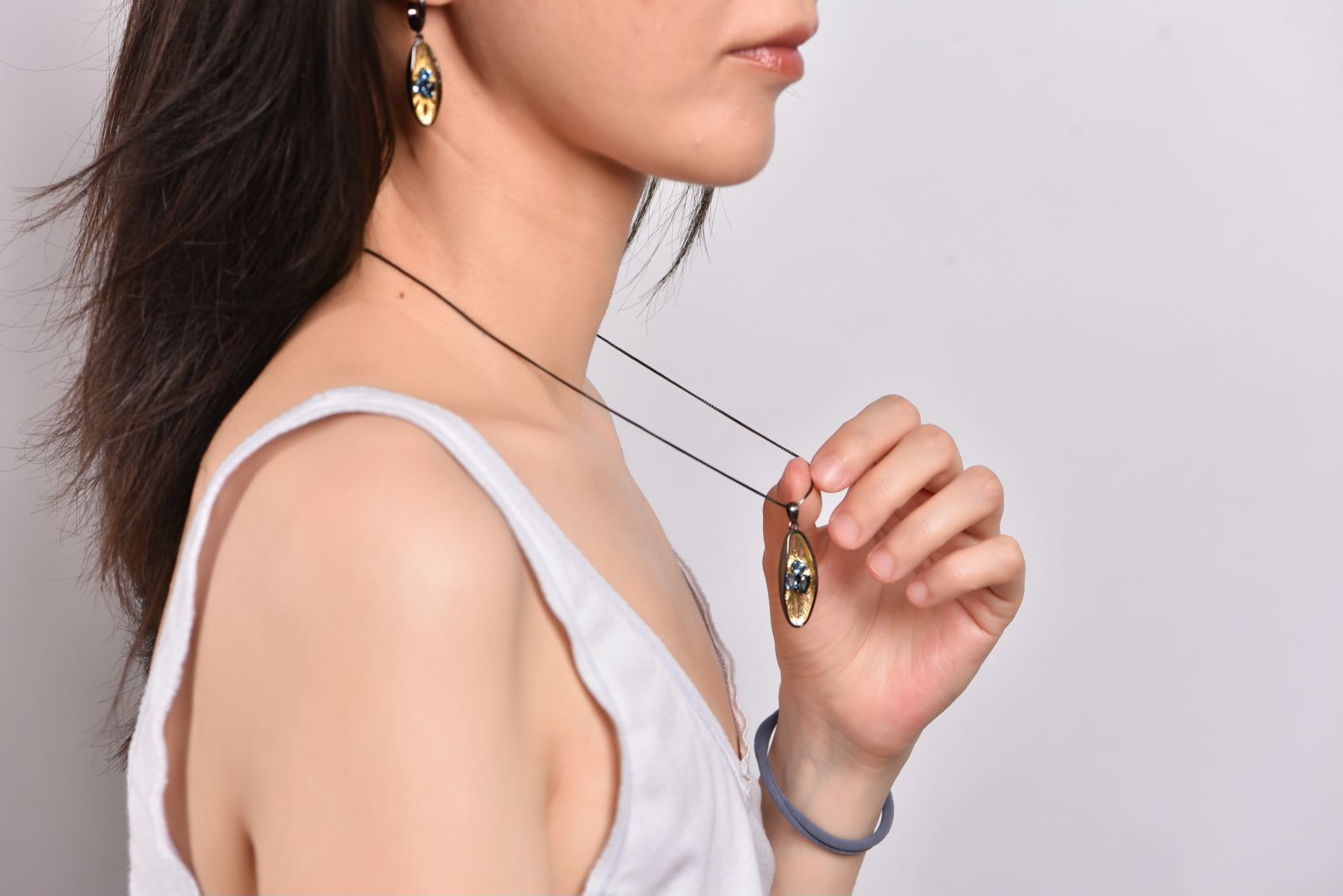 London Blue Topaz Sea Flower Drop Earrings