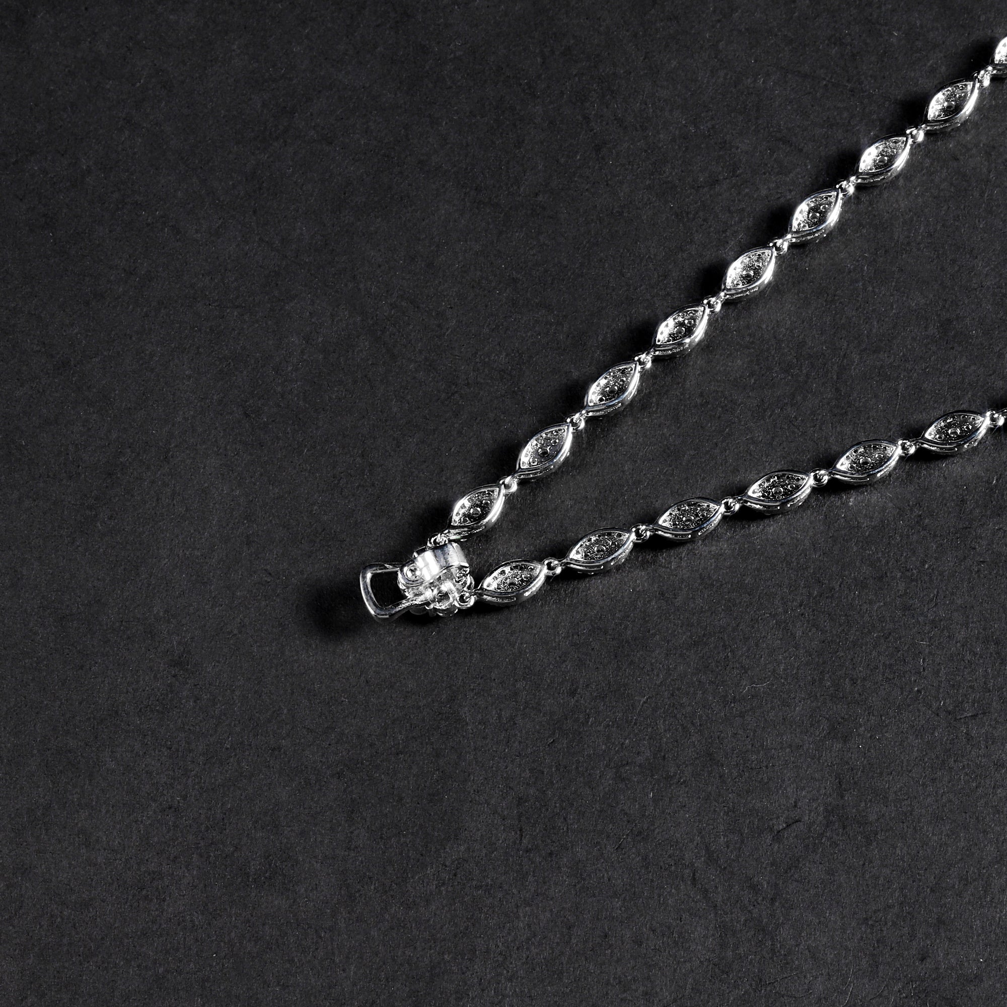 Sparkly White Zircon Chain with A Hook to Match with Any Pendant